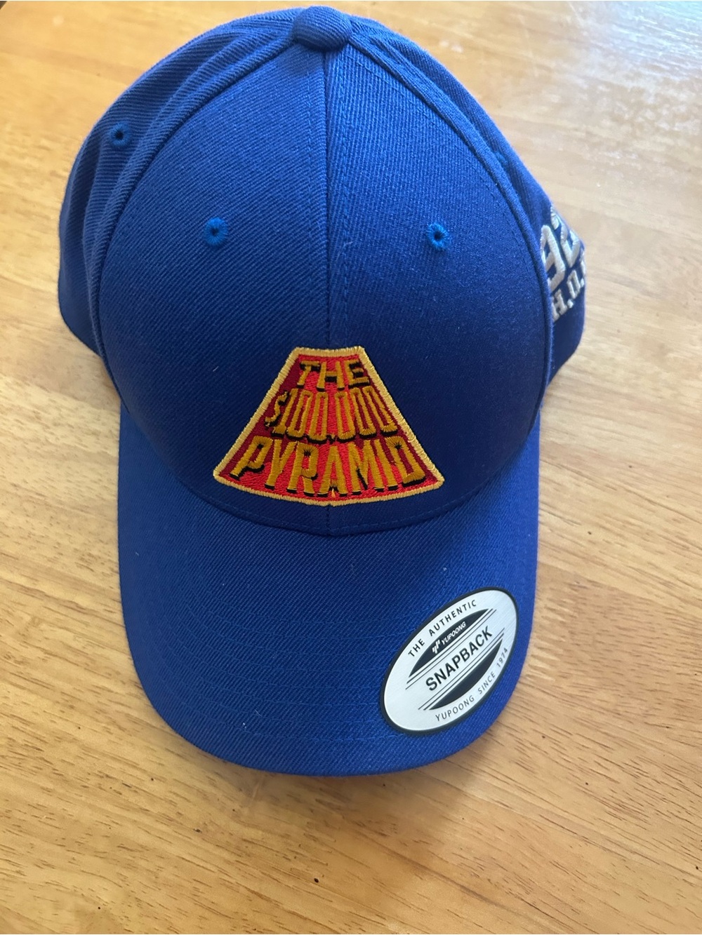 The $100,000 Pyramid Michael Strahan Snapback Hat - Royal Blue